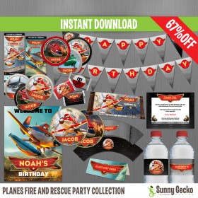 Planes Fire and Rescue Birthday Party Collection